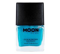 Moon Glow Vernis à ongles phosphorescent - Vernis à ongles phosphorescent, bleu, 10 ml (lot de 1)