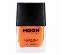 Moon Glow Vernis à Ongles Phosphorescent - Vernis à Ongles Phosphorescent, Orange, 10 ML (Lot de 1)