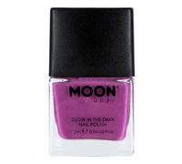 Moon Glow Vernis à ongles phosphorescent - Vernis à ongles phosphorescent, violet, 10 ml (lot de 1)