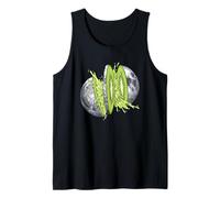 Moon Kiwi Slice Fresh Juice Splash - Art Spatial surréaliste Débardeur