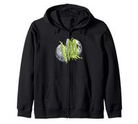 Moon Kiwi Slice Fresh Juice Splash - Art Spatial surréaliste Sweat à Capuche