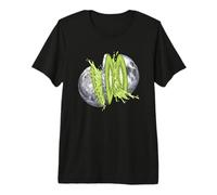 Moon Kiwi Slice Fresh Juice Splash - Art Spatial surréaliste T-Shirt Haut de Gamme