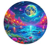 Moon Lake Puzzle Adulte Original Coloré Cadeau Jouet Coloré Décoration Moderne Jeux De Puzzle pour Toute La Famille 1000pcs (67.5x67.5cm)