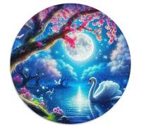Moon Lake Puzzle pour Adultes De Qualité Supérieure Jeu Éducatif Défi Jouets Décoration Moderne Jeux De Puzzle pour Toute La Famille 1000pcs (67.5x67.5cm)