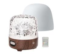 Moon Lamp Light, Table Luminaire LED, 4.33x4.33x4.92 Inches Speaker Nightlight, Remote Control Ambient Lighting for Nursery Bedroom Living Room Dorm Desk Camping Travel Relaxation and Mood Enhancement