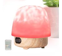 Moon Lamp, Table Light LED Lights with Speaker, 4.33x4.33x4.92 Inches Remote Control & Brightness, Ambient Lighting Nightlight for Nursery, Bedroom, Living Room, Dorm Desk, Camping, Travel, Birthday