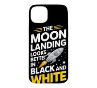 Moon Landing Hoax Conspiracy Faux canular de Lune Coque pour iPhone 15 Plus