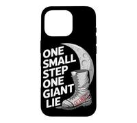 Moon Landing Hoax Conspiracy Faux canular de Lune Coque pour iPhone 16 Pro