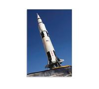 Moon Landing NASA Saturn V Apollo 11 (6) Poster Art Impression murale Peinture Poster à suspendre Décoration familiale 20 x 30 cm