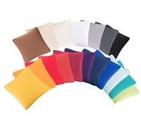 Moon Line Green Lot de 2 housses de coussin / taies d'oreiller en jersey 160 g / m² 100% Coton, Coton, bleu roi, 40x40