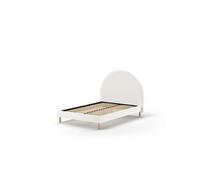 Vipack Moon Lit 140x200 Blanc Bouclé