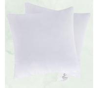 Moon Lot de 2 oreillers de Luxe en Plumes d'oie Oreiller intérieur Environ 50x50-600g, 90% Plumes 10% Duvet avec Dream Pass (Ferme)