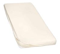Moon -Luxury Drap-housse en jersey stretch pour lit à sommier tapissier 97 % coton Mako 3 % élasthanne 230 g/m² Naturel 140 x 200 cm - 160 x 220 cm