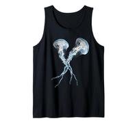 Moon Meduse Aurelia Aurita Ocean Life Invertébré Débardeur