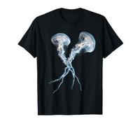 Moon Meduse Aurelia Aurita Ocean Life Invertébré T-Shirt