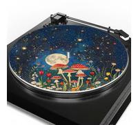 Moon Mushroom Tapis de platine vinyle pour un meilleur support sonore sur tourne-disque vinyle 3 mm d'épaisseur Design original