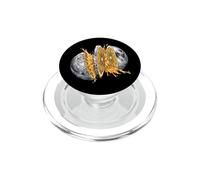 Moon Orange Slice Fresh Juice Splash - Art Spatial surréaliste PopSockets PopGrip pour MagSafe