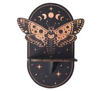 Moon Phase Crystal Shelf - Wood 25.4x20x9cm | Meditation Hanging Display
