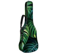 Moon Phase Housse de protection rembourrée pour guitare acoustique Motif arbre de vie Nature Fleur Fleur Papillon, Multicolore 02, 42.9x16.9x4.7 in, Sac à dos décontracté