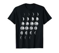Moon Phases Graphic - Lunar Cycle Design, Astronomy Gift T-Shirt