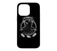 Moon Phases Witch Black Cat Pagan Wicca Wiccan Halloween Coque pour iPhone 14 Pro Max
