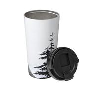 Moon Pine Tree Carry An Mug à café isotherme élégant 500 ml thermos qui garde les boissons chaudes pendant des heures, parfait pour le café, le thé et plus encore.