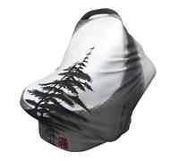 Moon Pine Tree Housse de chaise de poussette polyvalente entièrement imprimée spécialement conçue pour votre bébé