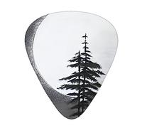 Moon Pine Tree, les 12 médiators de guitare comprennent trois médiators : fin, moyen et lourd. Convient pour les guitares électriques, acoustiques et basses de toutes les forces
