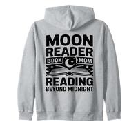Moon Reader Livre Maman lisant au-delà de Minuit Sweat à Capuche