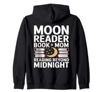 Moon Reader Livre Maman lisant au-delà de Minuit Sweat à Capuche