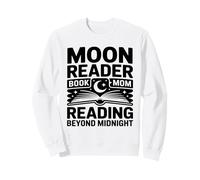 Moon Reader Livre Maman lisant au-delà de Minuit Sweatshirt