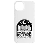 Moon Reader Livre Mom Lost Between Stars and Pages Coque pour iPhone 14 Plus