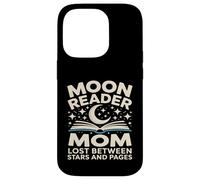 Moon Reader Livre Mom Lost Between Stars and Pages Coque pour iPhone 14 Pro