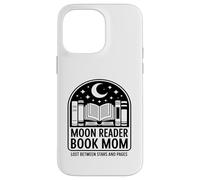 Moon Reader Livre Mom Lost Between Stars and Pages Coque pour iPhone 14 Pro Max