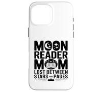 Moon Reader Livre Mom Lost Between Stars and Pages Coque pour iPhone 16 Pro Max