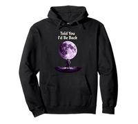 Moon Return Citation Retro Space Explorer Sweat à Capuche