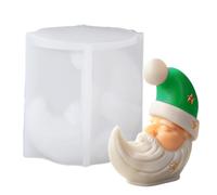 Moon Santa Silicone Mold - Christmas Chocolate Molds