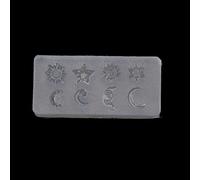 Moon Star For Sun Resin Moules Epoxy Casting Silicone Moule Crystal Pendant Bijoux Faire Des Moules Craft Handmade D