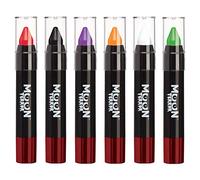 Moon Terror Crayon de corps de bâton de peinture de visage d’Halloween | Maquillage SFX | Maquillage à effets spéciaux | , Ensemble de 6, 3,2 g (Ensemble de 6)