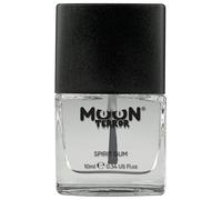 Moon Terror Gomme à mâcher Pro FX Spirit | SFX, d'Halloween, colle corporelle pour prothèses dentaires, bijoux à paillettes, perruques de cheveux, maquillage à effets spéciaux, transparent, 10 ml