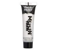 Moon Terror Halloween Peinture pour le visage Peinture pour le corps | Maquillage SFX, maquillage à effets spéciaux, Evil White, 12 ml (paquet de 1)
