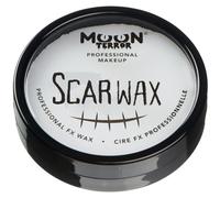 Moon Terror Pro FX Cire façonnant les cicatrices | Maquillage SFX, fausses cicatrices, contour de la peau, maquillage à effets spéciaux, blanc, 20 g