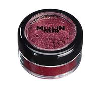 Moon Terror Shakers à paillettes d’Halloween | Maquillage SFX, Festival Glitter pour le visage, le corps et les cheveux, maquillage à effets spéciaux, Red Blood, 5 g