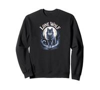 Moon Wolf Wildlife Moonlight Sweatshirt