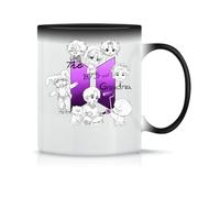 Moonai Bts Purple Logo Tasse à Thé à Café En Céramique Classique Blanc Noir Rose Magie 330ml