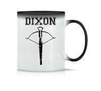 Moonai Crossbow Daryl Dixon The Walking Dead Tasse à Thé à Café En Céramique Classique Blanc Noir Rose Magie 330ml