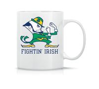 Moonai Fighting Irish Tasse à Thé à Café En Céramique Classique Blanc Noir Rose Magie 330ml