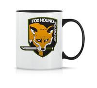 Moonai Fox Hound Special Force Group Tasse à Thé à Café En Céramique Classique Blanc Noir Rose Magie 330ml