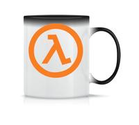 Moonai Half Life Logo Tasse à Thé à Café En Céramique Classique Blanc Noir Rose Magie 330ml