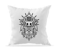 Moonai Hollow Knight Tribal White Housse de Coussin Décorative et Rembourrage pour Canapé 40x40